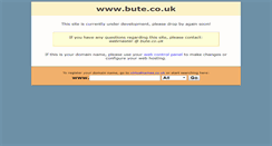 Desktop Screenshot of bute.co.uk