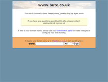 Tablet Screenshot of bute.co.uk